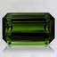 9.3x5.6mm Unheated Green Modified Emerald Tourmaline