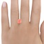 2.84 Ct. Fancy Vivid Orangy Pink Radiant Lab Created Diamond, smalladditional view 1