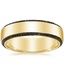 Yellow Gold Avalon Eternity Black Diamond Wedding Ring (2/5 ct. tw.)