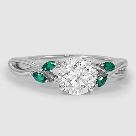 Brilliant earth store emerald ring