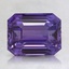 8x6.2mm Unheated Purple Emerald Sapphire