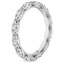 18K White Gold Tacori Petite Crescent Pavé Eternity Diamond Ring (5/8 ct. tw.), smallside view