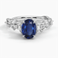 Sapphire Secret Garden Diamond Ring (1/2 ct. tw.) in Platinum