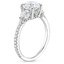 18KW Moissanite Ava Diamond Ring (1/2 ct. tw.), smalltop view