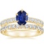 18KY Sapphire Luxe Sienna Diamond Bridal Set (1 1/8 ct. tw.), smalltop view
