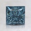 1.55 Ct. Fancy Deep Blue Princess Lab Created Diamond