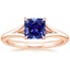 14KR Sapphire Reverie Solitaire Ring, smalltop view