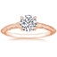 14K Rose Gold Canela Ring, smalltop view
