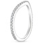 18K White Gold Luxe Curved Diamond Ring (1/4 ct. tw.), smallside view