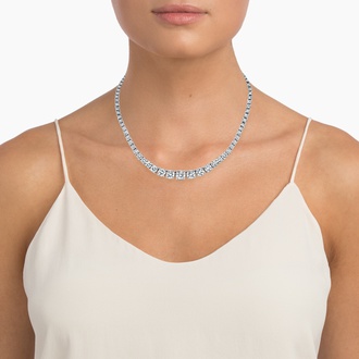 Luxe Graduated Round Lab Diamond Necklace