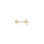 14K Yellow Gold Single Bezel Diamond Stud Earring, smalladditional view 2