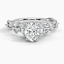 18K White Gold Secret Garden Diamond Ring (1/2 ct. tw.), smalltop view