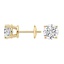 18K Yellow Gold Round Diamond Stud Earrings (3 ct. tw.), smalladditional view 1