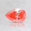 0.56 Ct. Fancy Vivid Orangy Pink Pear Lab Created Diamond