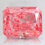 3.11 Ct. Fancy Vivid Pink Radiant Lab Created Diamond