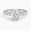 Moissanite Luxe Anthology Diamond Ring (1/2 ct. tw.) in Platinum