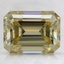 9x7mm Yellow Emerald Moissanite