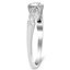 The Dalias Ring, smalltop view on a hand
