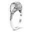 The Alexander Ring, smalltop view on a hand