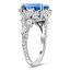 Feathered Shoulder Sapphire and Diamond Ring, smallview
