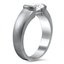Frosted Semi-Bezel Ring, smallside view