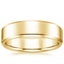 Yellow Gold High Polish Beveled Edge Men's Wedding Ring 