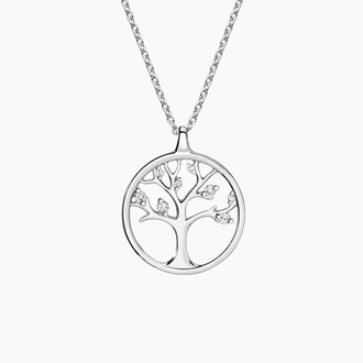 Tree Inspired Diamond Medallion