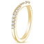 18K Yellow Gold Chiara Diamond Ring (1/4 ct. tw.), smallside view