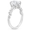 Platinum Agave Three Stone Diamond Ring (1/2 ct. tw.), smallside view