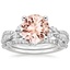 18KW Morganite Luxe Willow Bridal Set (1/2 ct. tw.), smalltop view