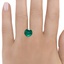 10mm Round Lab Grown Emerald, smalladditional view 1