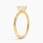 18KY Aquamarine Bettina Diamond Ring, smalltop view