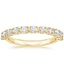 18K Yellow Gold Jade Trau Cella Diamond Ring, smalltop view