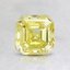 1.06 Ct. Fancy Intense Yellow Asscher Lab Created Diamond