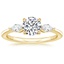 18K Yellow Gold Sona Diamond Ring (1/3 ct. tw.), smalltop view
