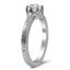 Antique Inspired Engraved Eight Prong Diamond Ring, smallview