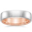 Rose Gold Two Toned Metal Ring 