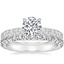 18K White Gold Luxe Amelie Diamond Ring with Luxe Sienna Diamond Ring (5/8 ct. tw.)