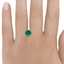 8mm Round Lab Grown Emerald, smalladditional view 1