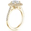 18K Yellow Gold Soleil Diamond Ring (1/2 ct. tw.), smallside view