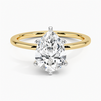 Six-Prong Petite Comfort Fit Solitaire Ring - Brilliant Earth