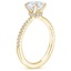 18K Yellow Gold Petite Demi Diamond Ring (1/5 ct. tw.), smallside view