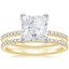 18KY Moissanite Luxe Ballad Bridal Set (1/2 ct. tw.), smalltop view