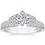 Platinum Optica Diamond Ring with Luxe Sia Diamond Open Ring (1/5 ct. tw.)