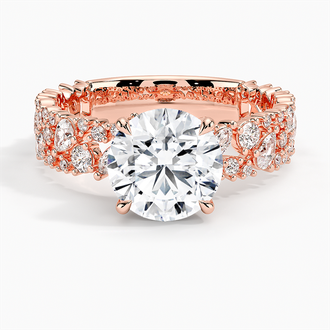 Unique Snow Inspired Diamond Ring