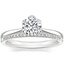 18K White Gold Caliana Ring with Whisper Diamond Ring (1/10 ct. tw.)