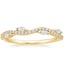 18K Yellow Gold Luxe Winding Willow Diamond Ring (1/4 ct. tw.), smalltop view