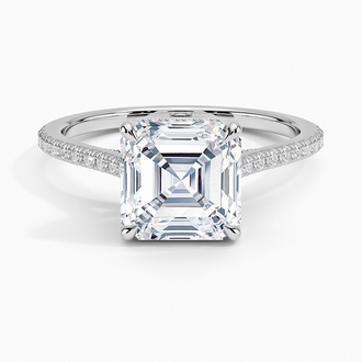 18K White Gold Luxe Dawn Diamond Ring