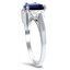 Modern Sapphire and Diamond Engagement Ring, smallview