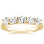 Yellow Gold Premier Five Stone Trellis Diamond Ring (1 ct. tw.)